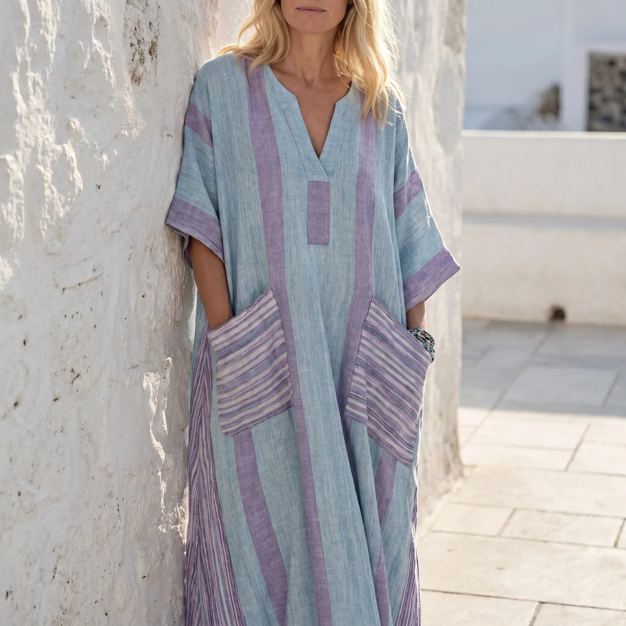 Azuria - Robe Caftan Longue Ample