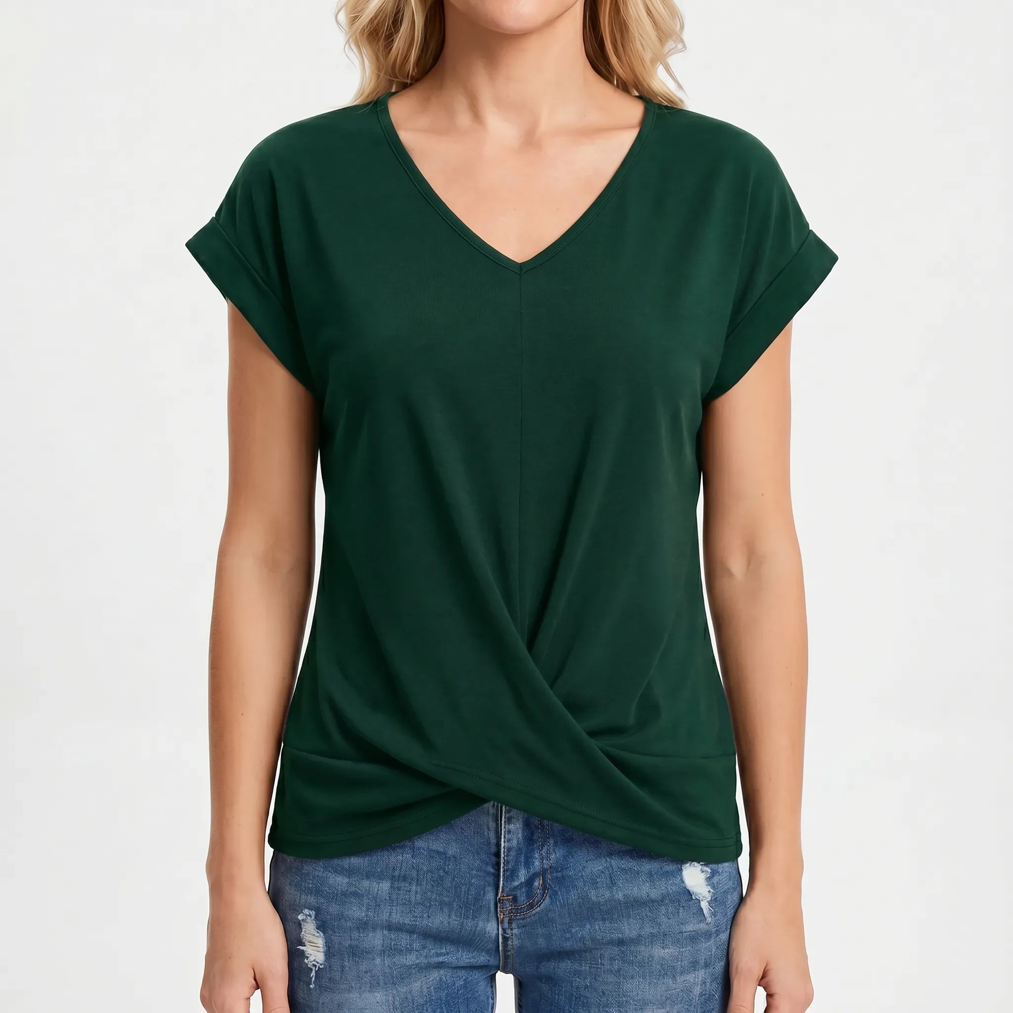 Célura - T-Shirt À Col En V