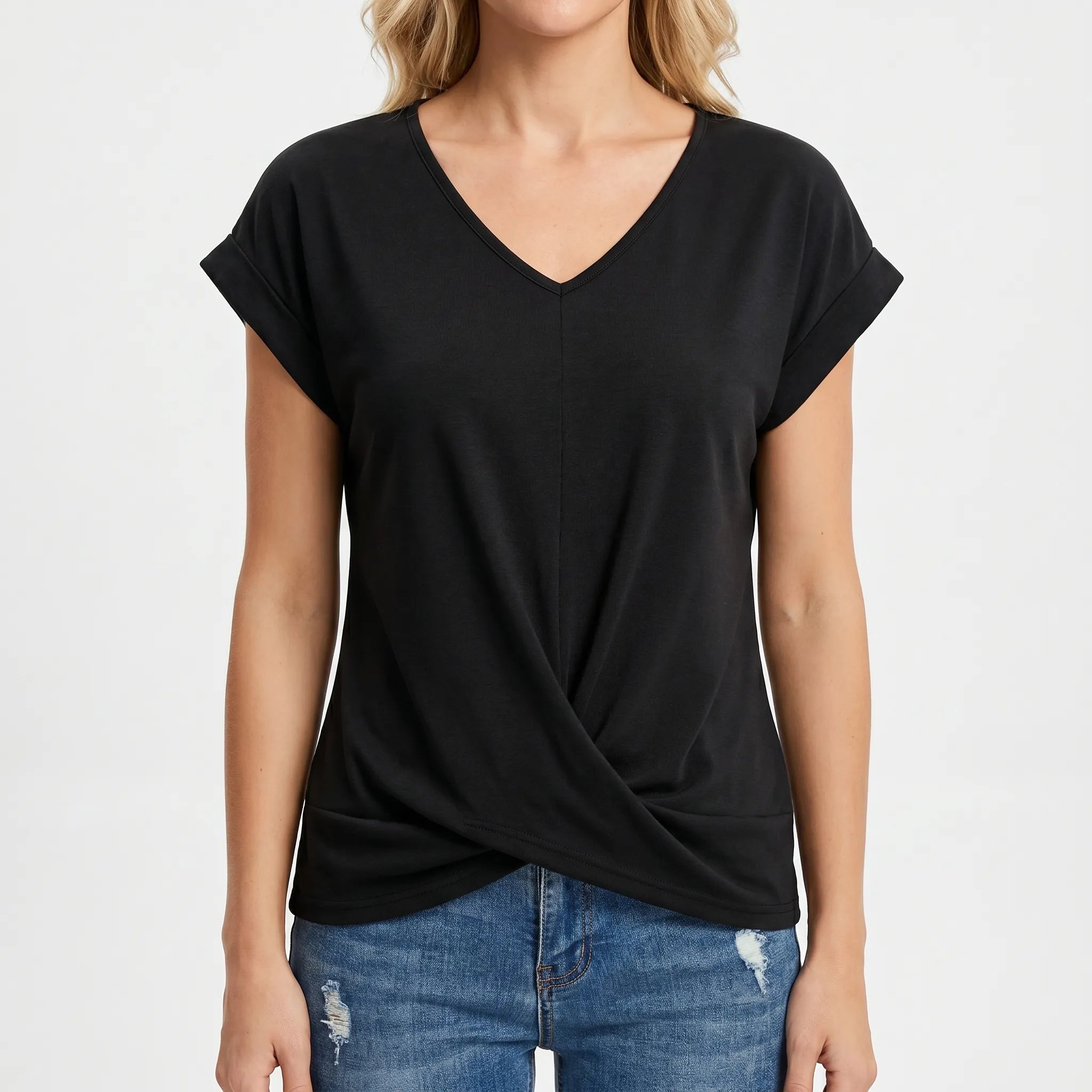 Célura - T-Shirt À Col En V