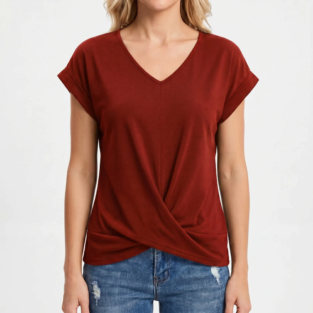 Célura - T-Shirt À Col En V