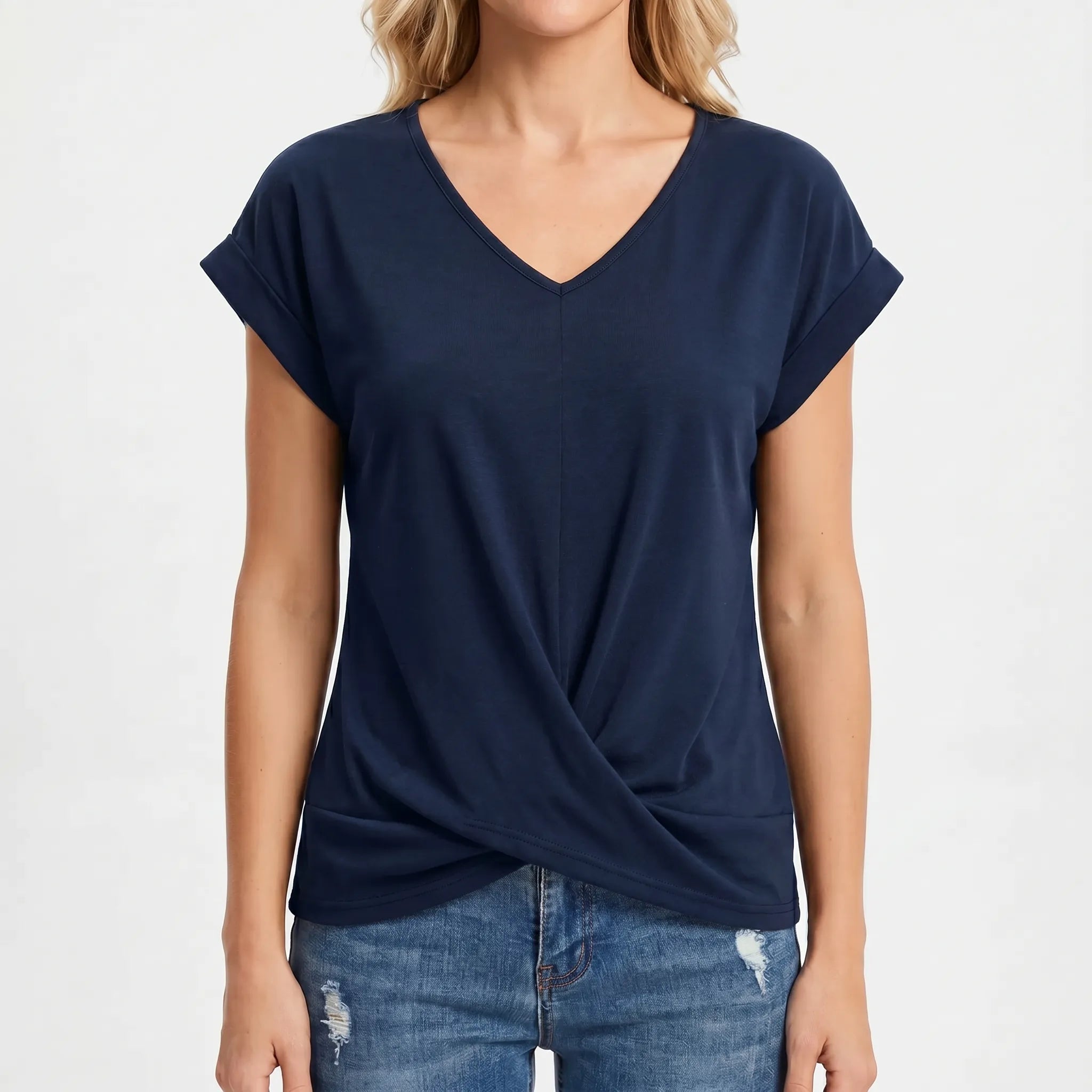 Célura - T-Shirt À Col En V