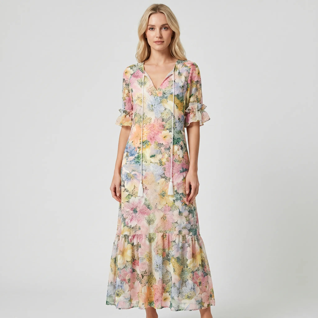 Floréane - Robe Maxi Fluide
