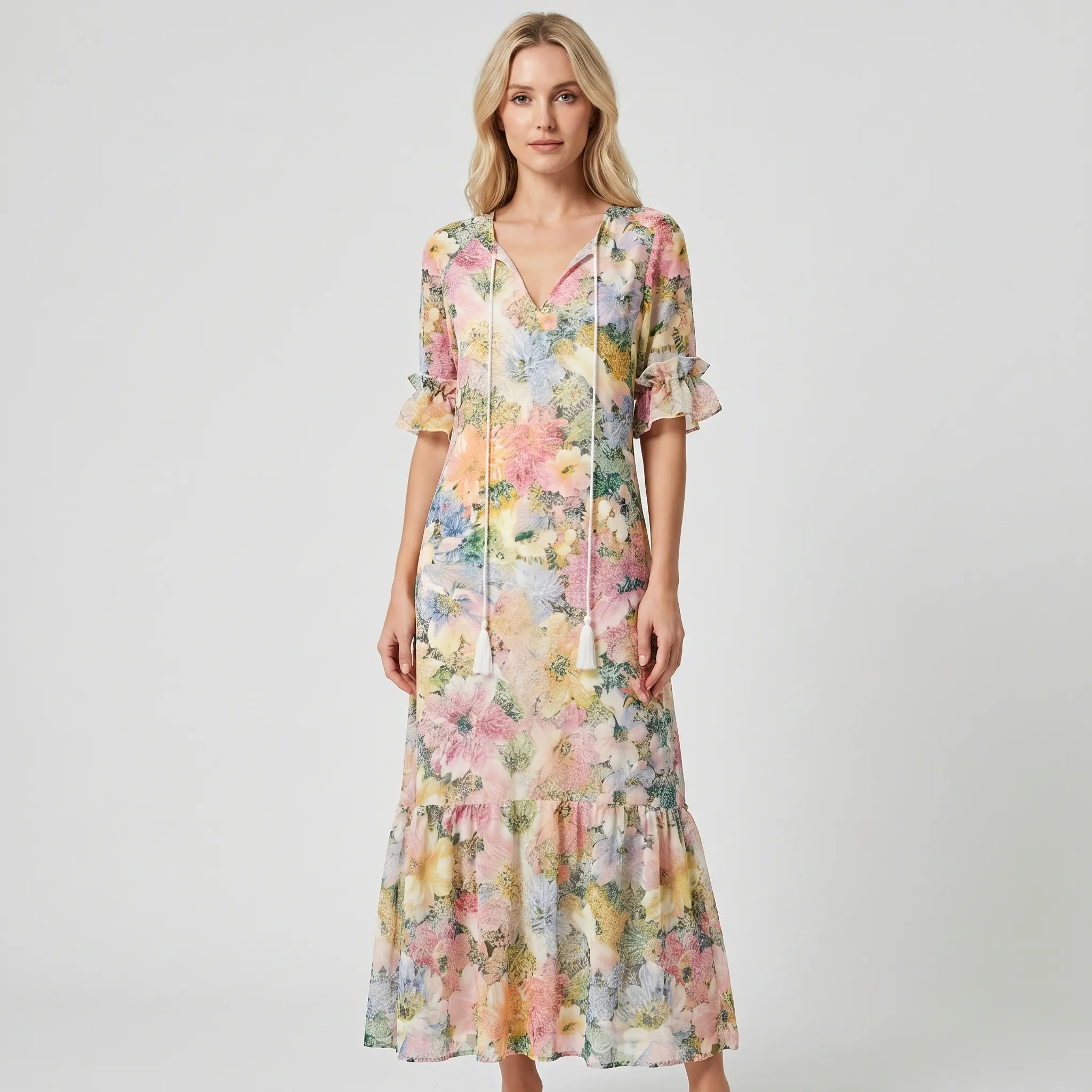 Floréane - Robe Maxi Fluide