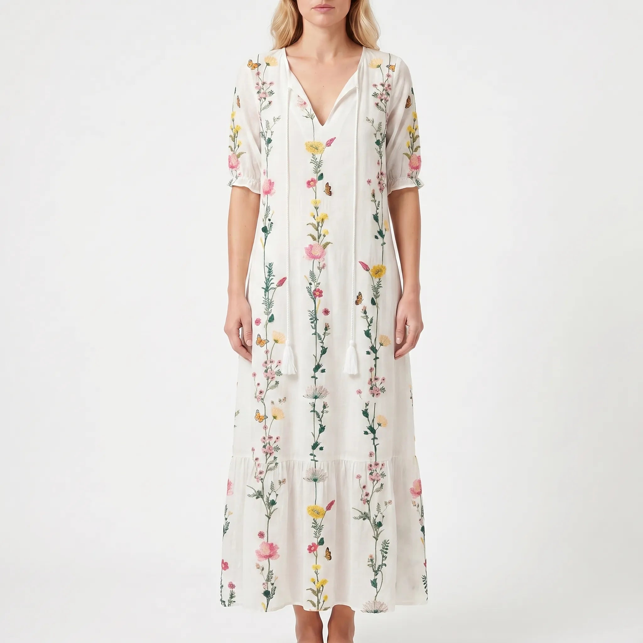Floréane - Robe Maxi Fluide