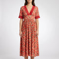 Floriana - Robe D'été Coupe Midi