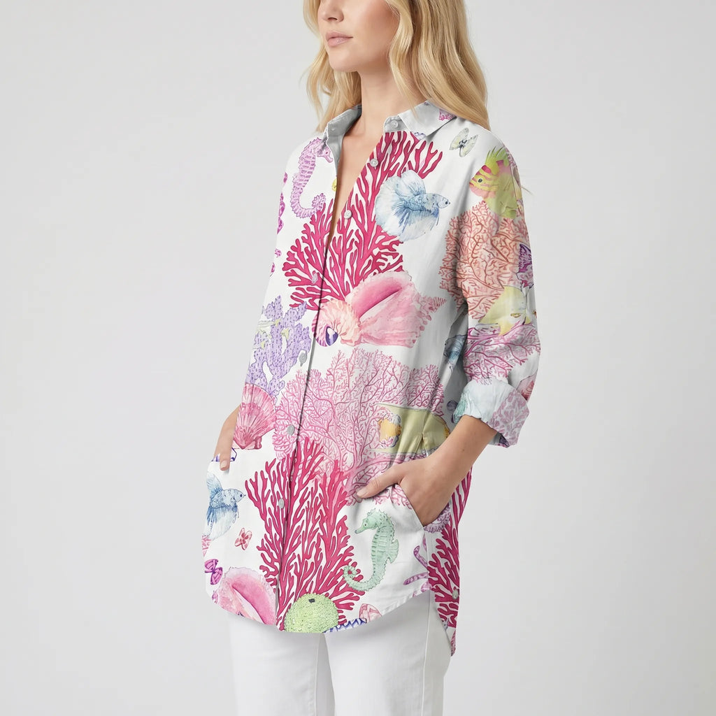 Ocelia - Blouse Ample Imprimée