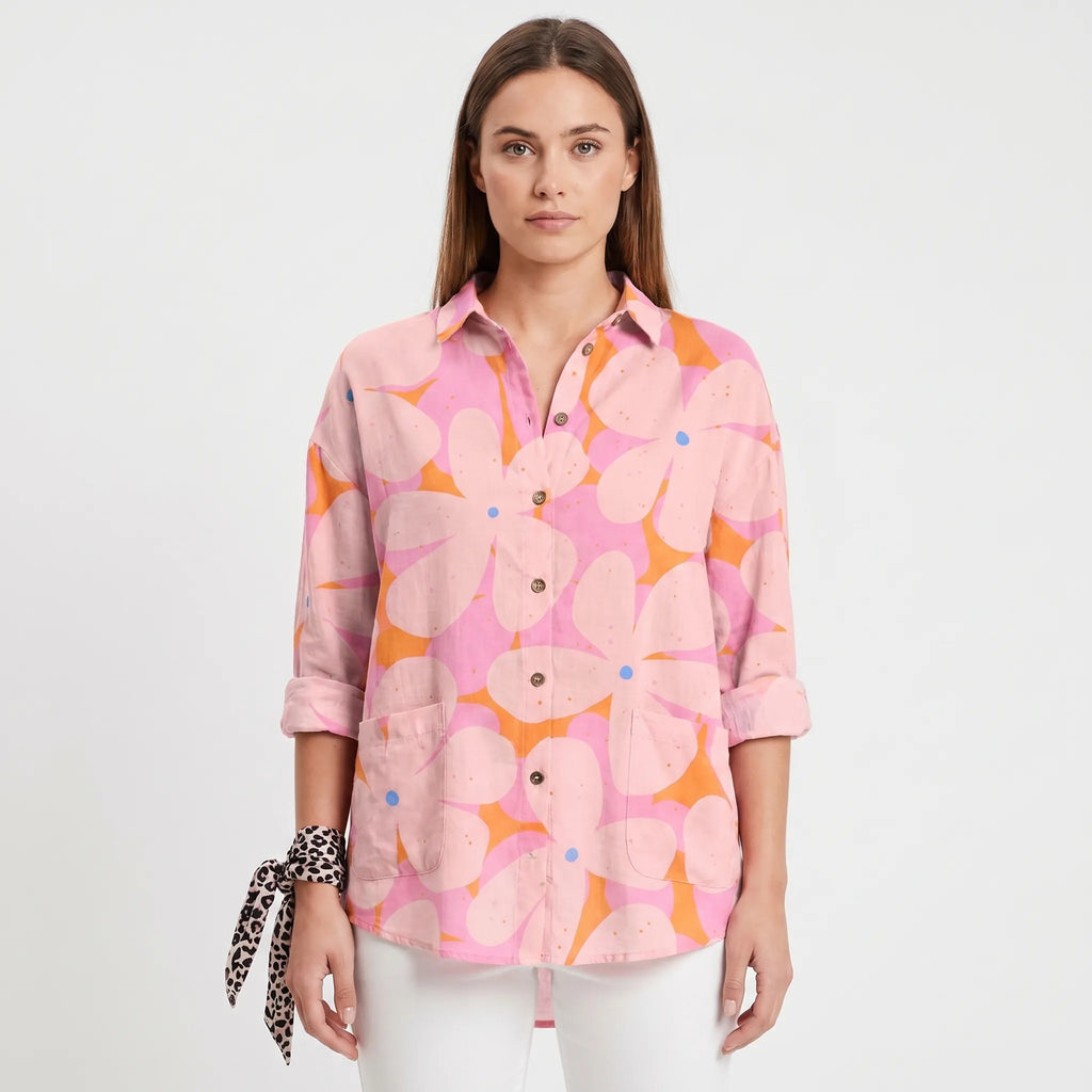 Ocelia - Blouse Ample Imprimée