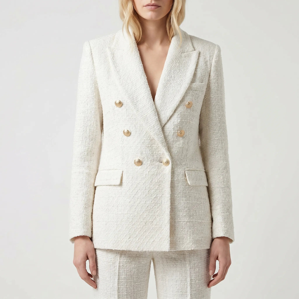 Retrica - Blazer Croisé Texturé