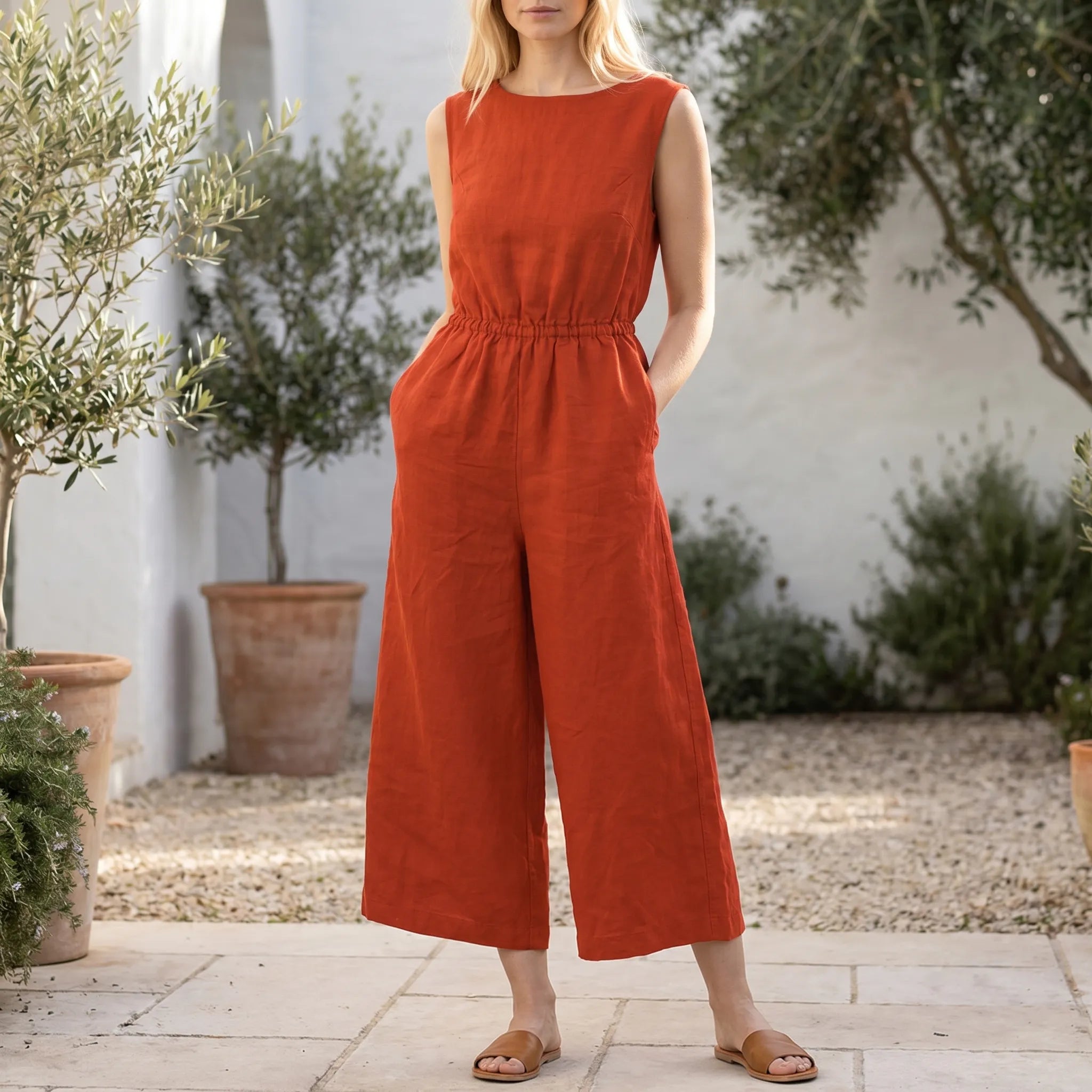 Soliana - Combinaison Pantalon Large