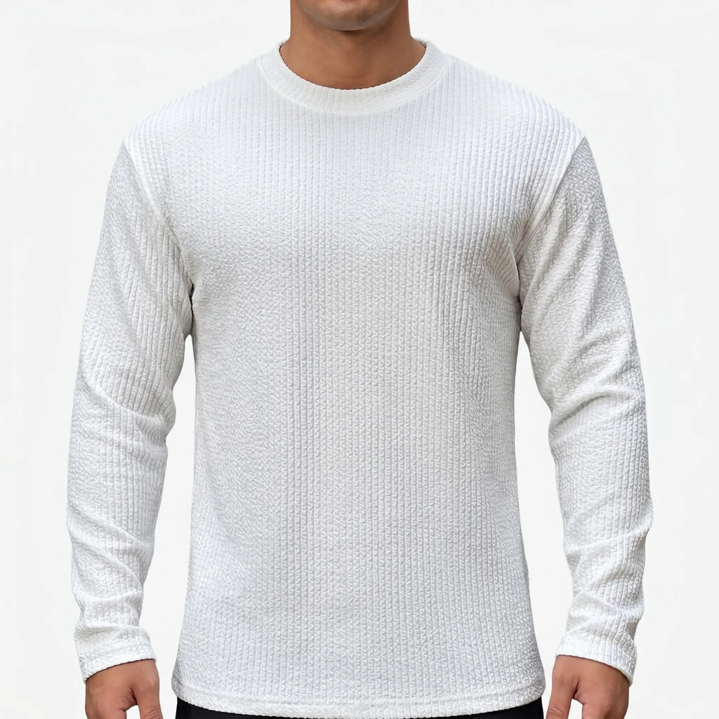 Texturio - T-Shirt Manches Longues Texturé
