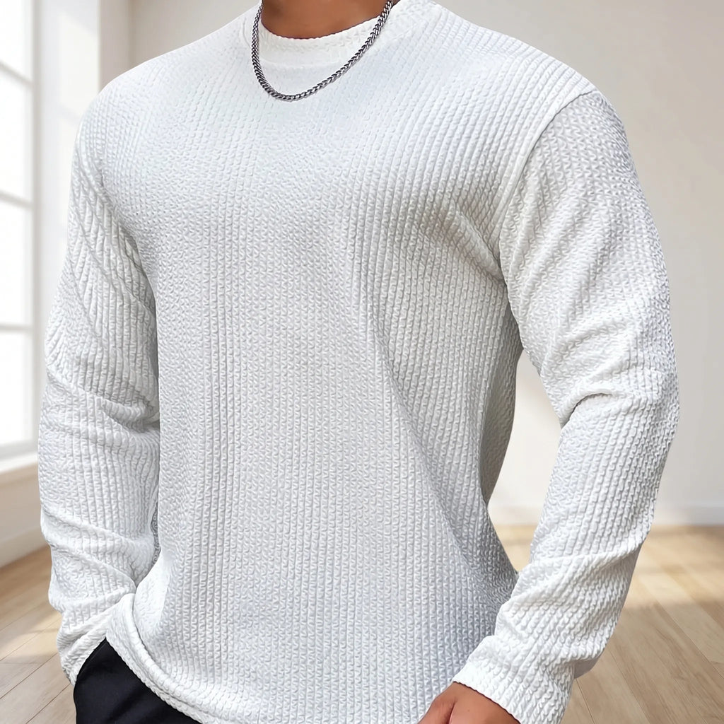 Texturio - T-Shirt Manches Longues Texturé