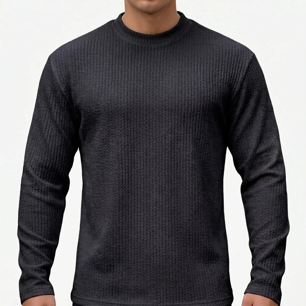 Texturio - T-Shirt Manches Longues Texturé
