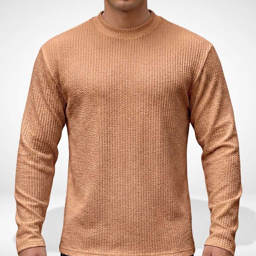 Texturio - T-Shirt Manches Longues Texturé