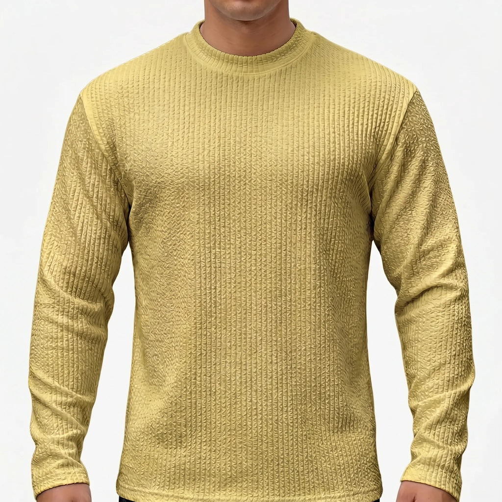 Texturio - T-Shirt Manches Longues Texturé
