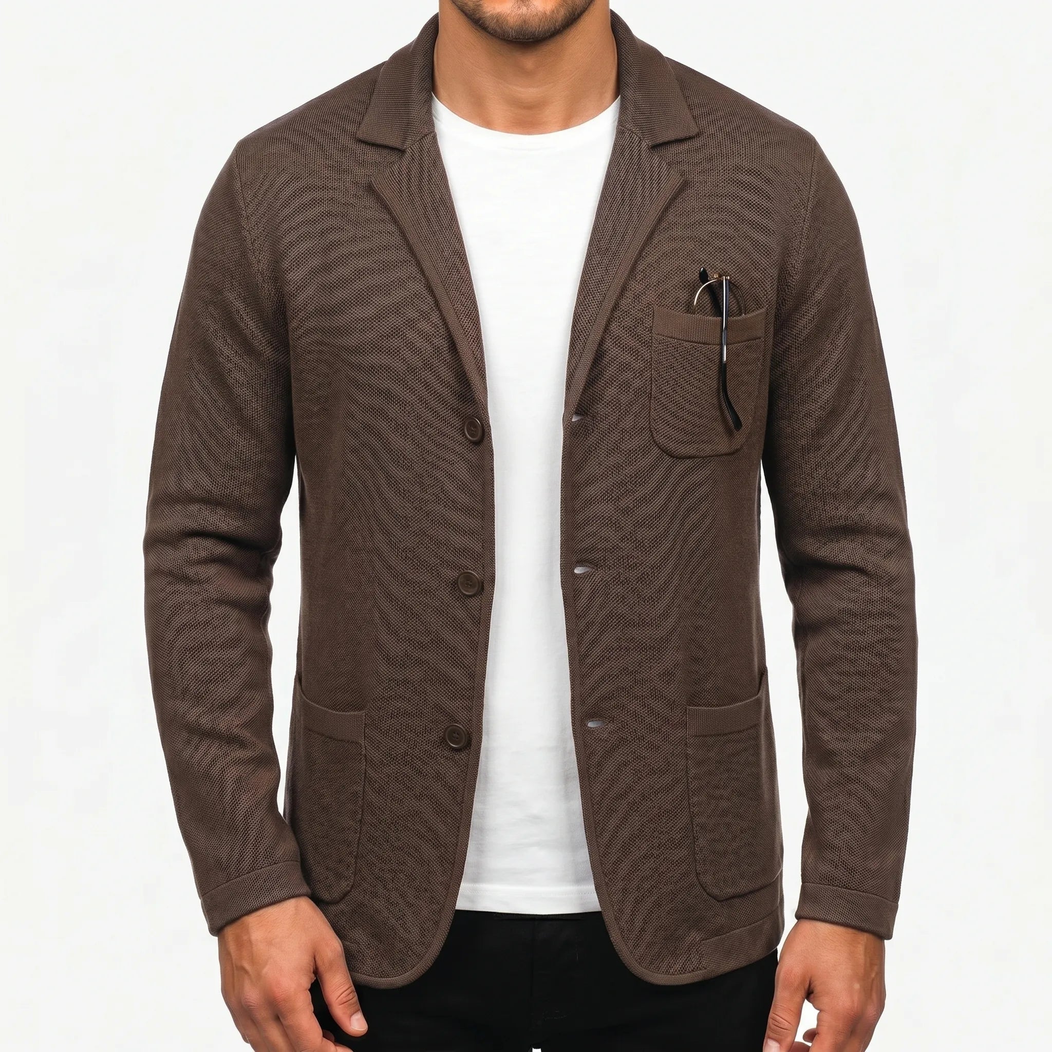 Vaelis - Blazer En Tricot Pour Homme
