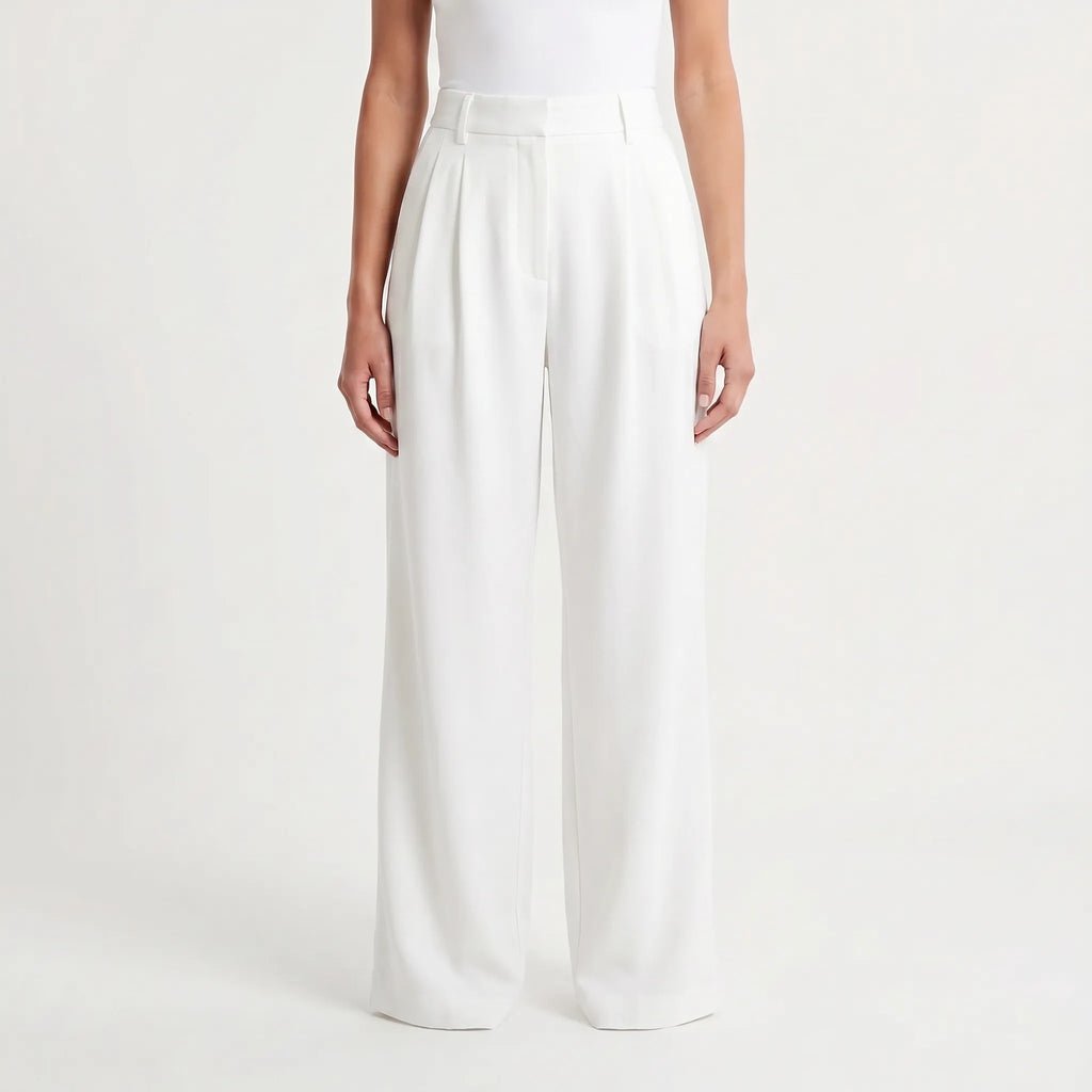 Velora - Pantalon Chino Taille Haute