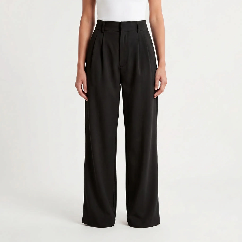 Velora - Pantalon Chino Taille Haute