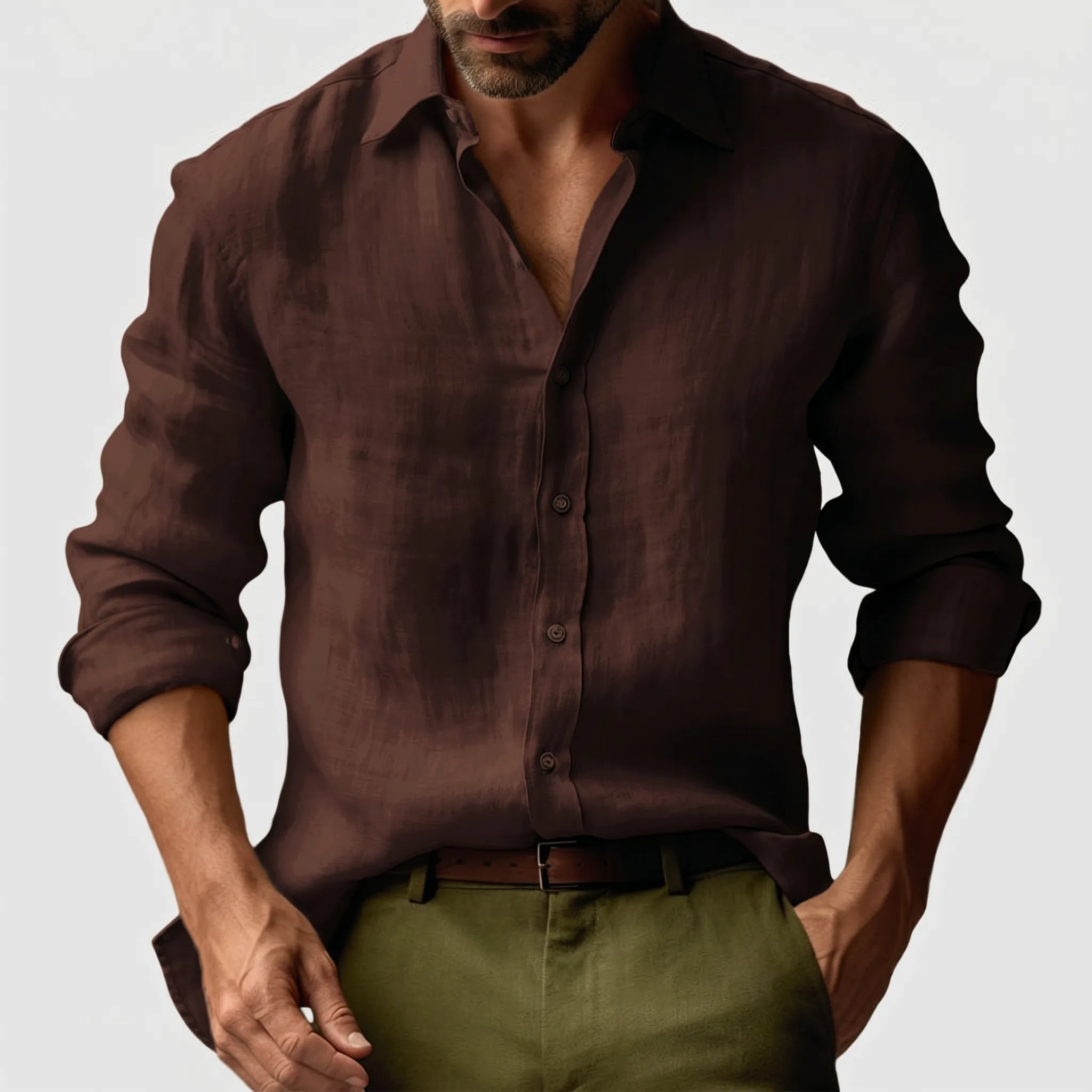 Ventalis - Chemise Boutonnée À Manches Longues