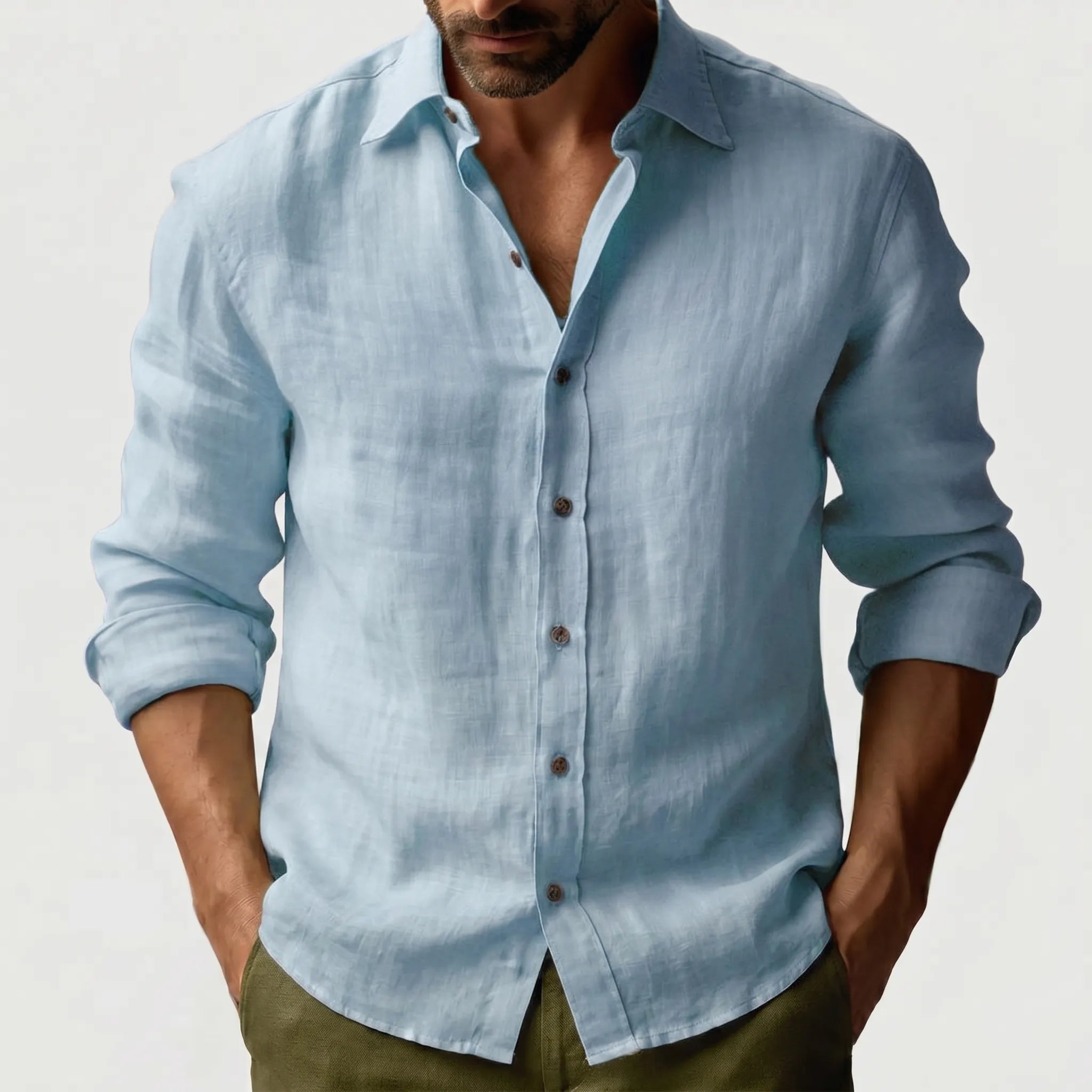 Ventalis - Chemise Boutonnée À Manches Longues