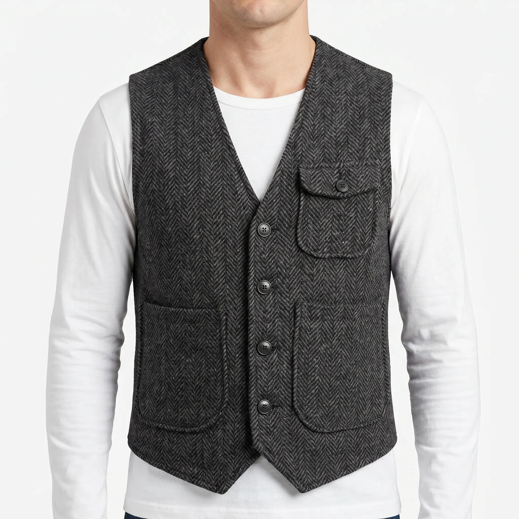 Vestimio - Gilet De Costume Sans Manches