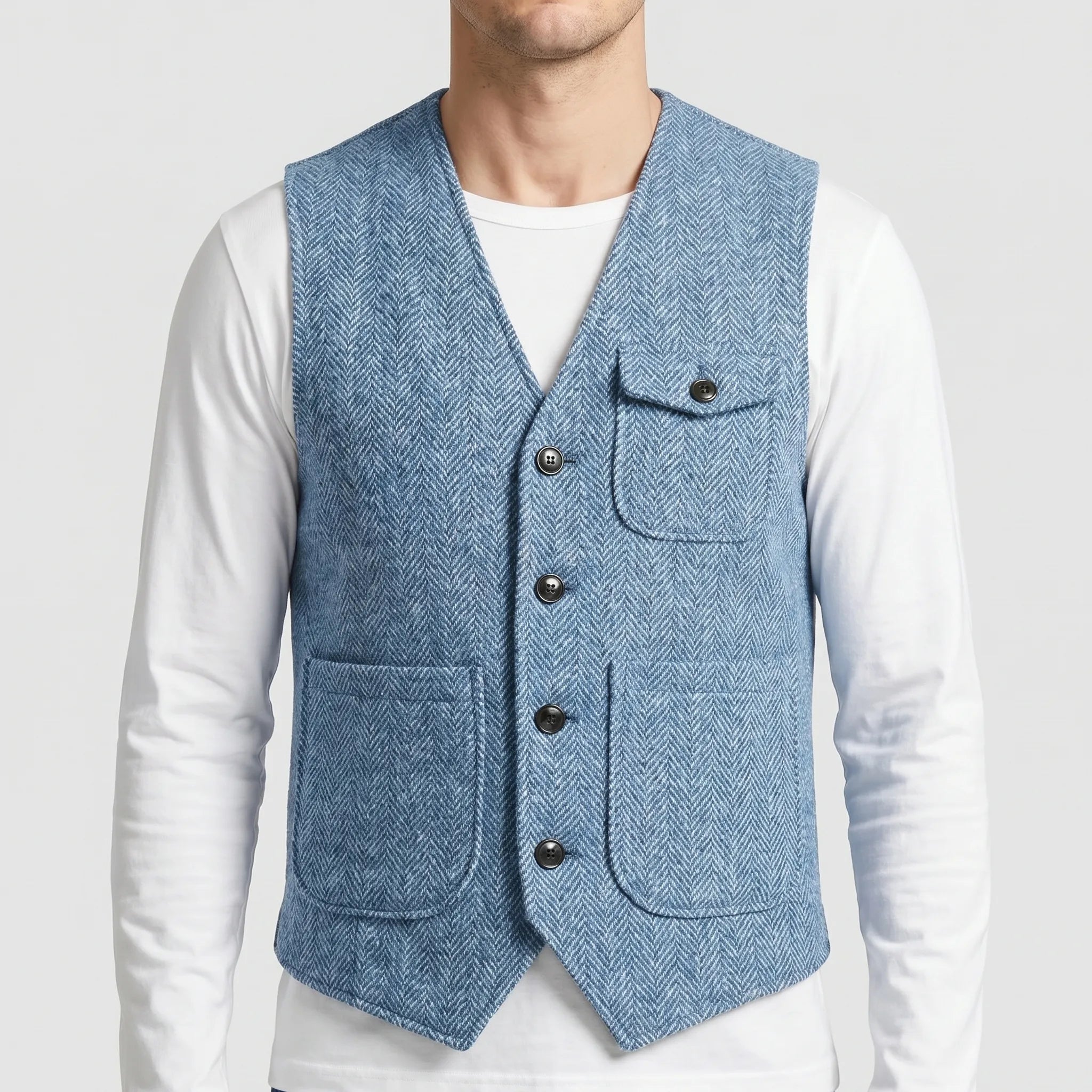 Vestimio - Gilet De Costume Sans Manches