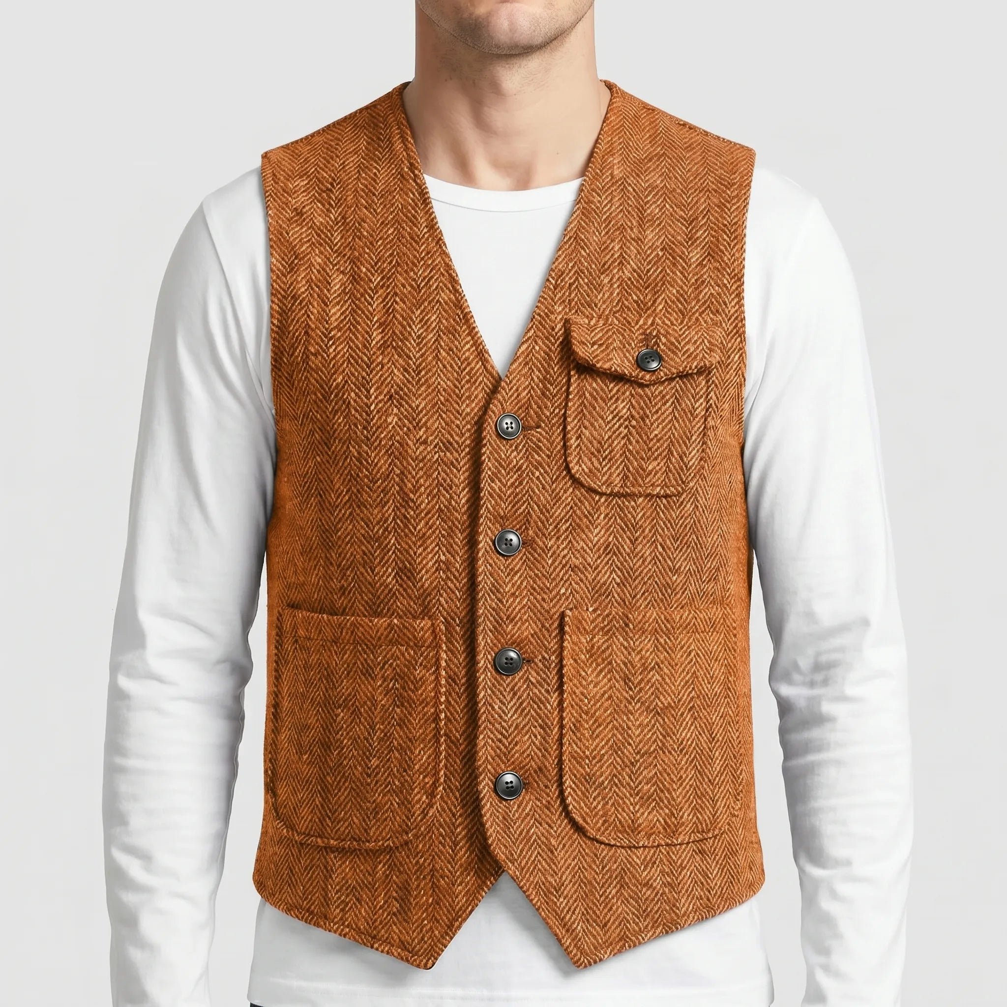 Vestimio - Gilet De Costume Sans Manches