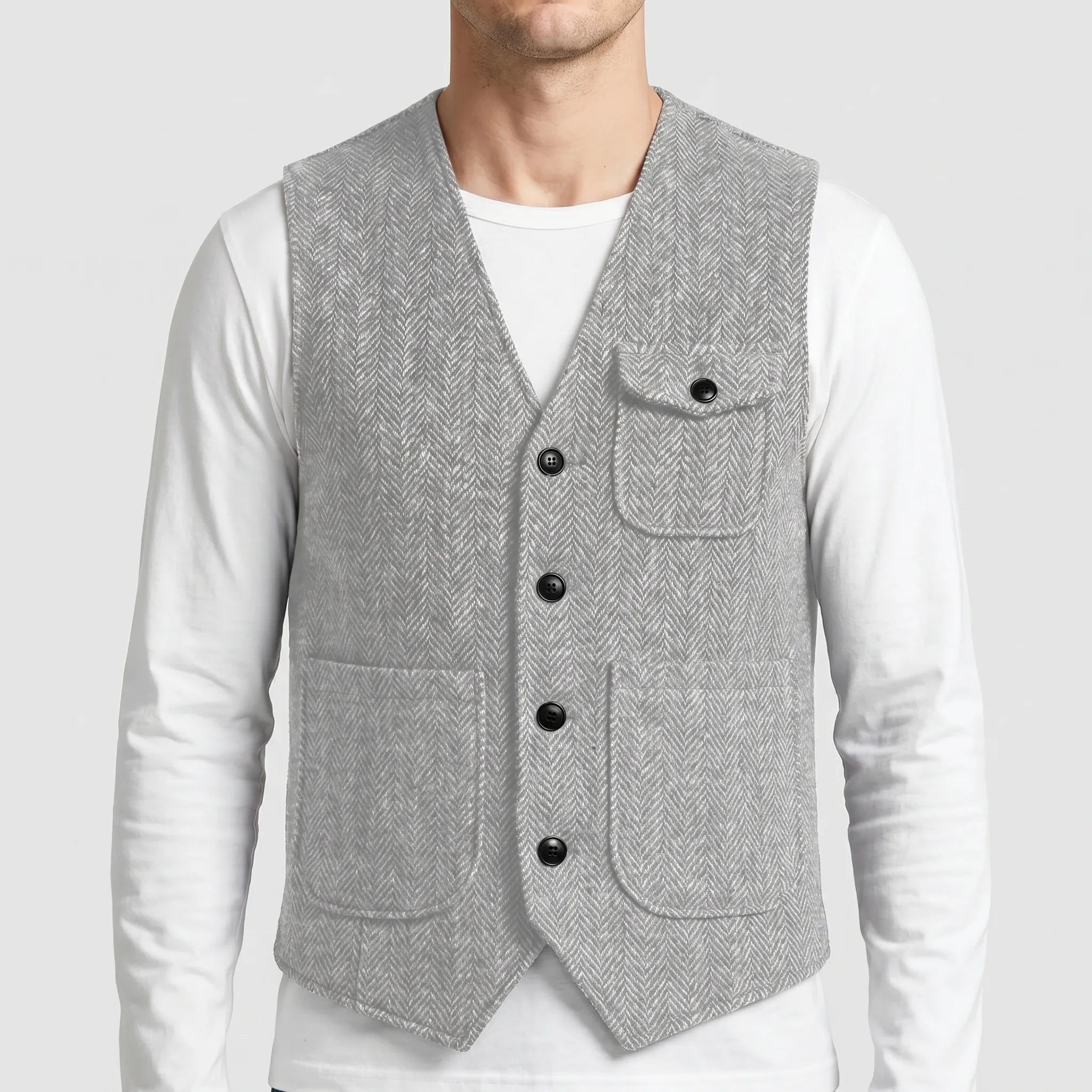 Vestimio - Gilet De Costume Sans Manches