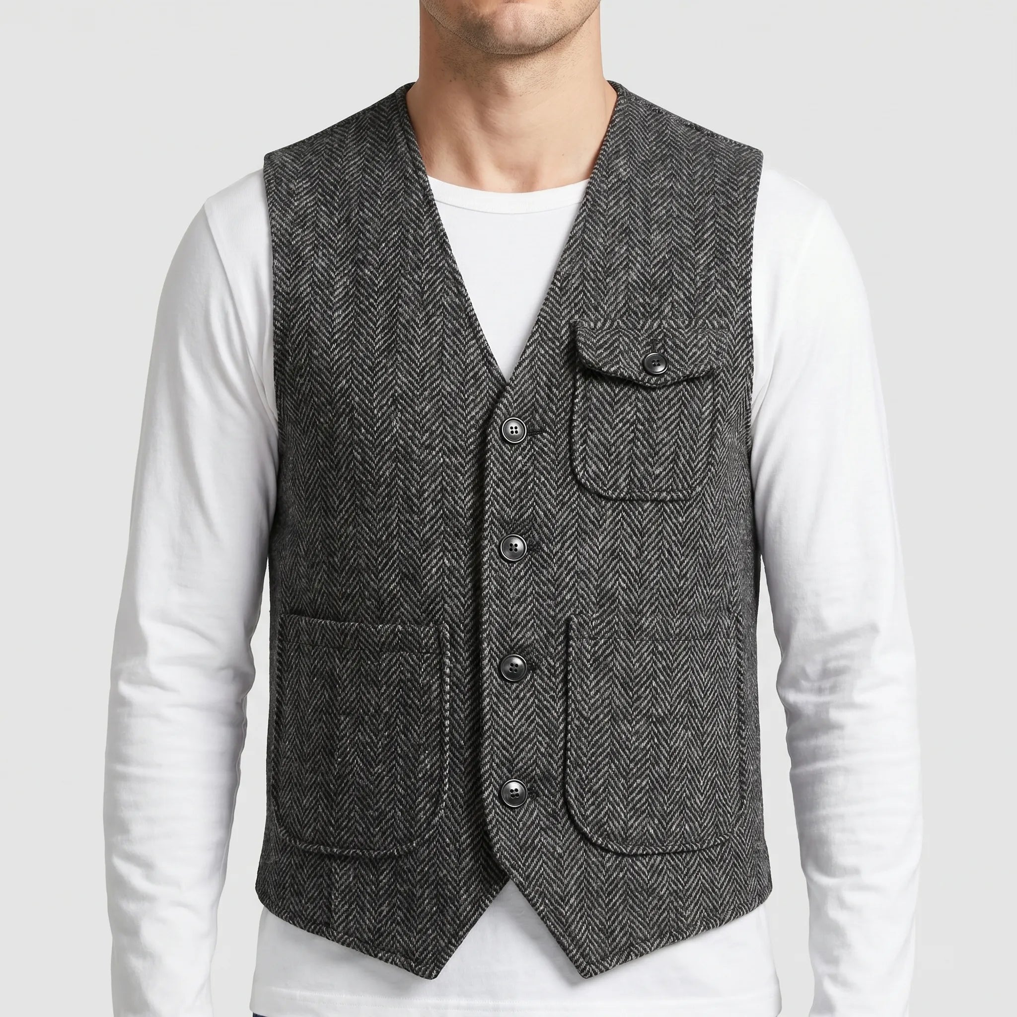 Vestimio - Gilet De Costume Sans Manches