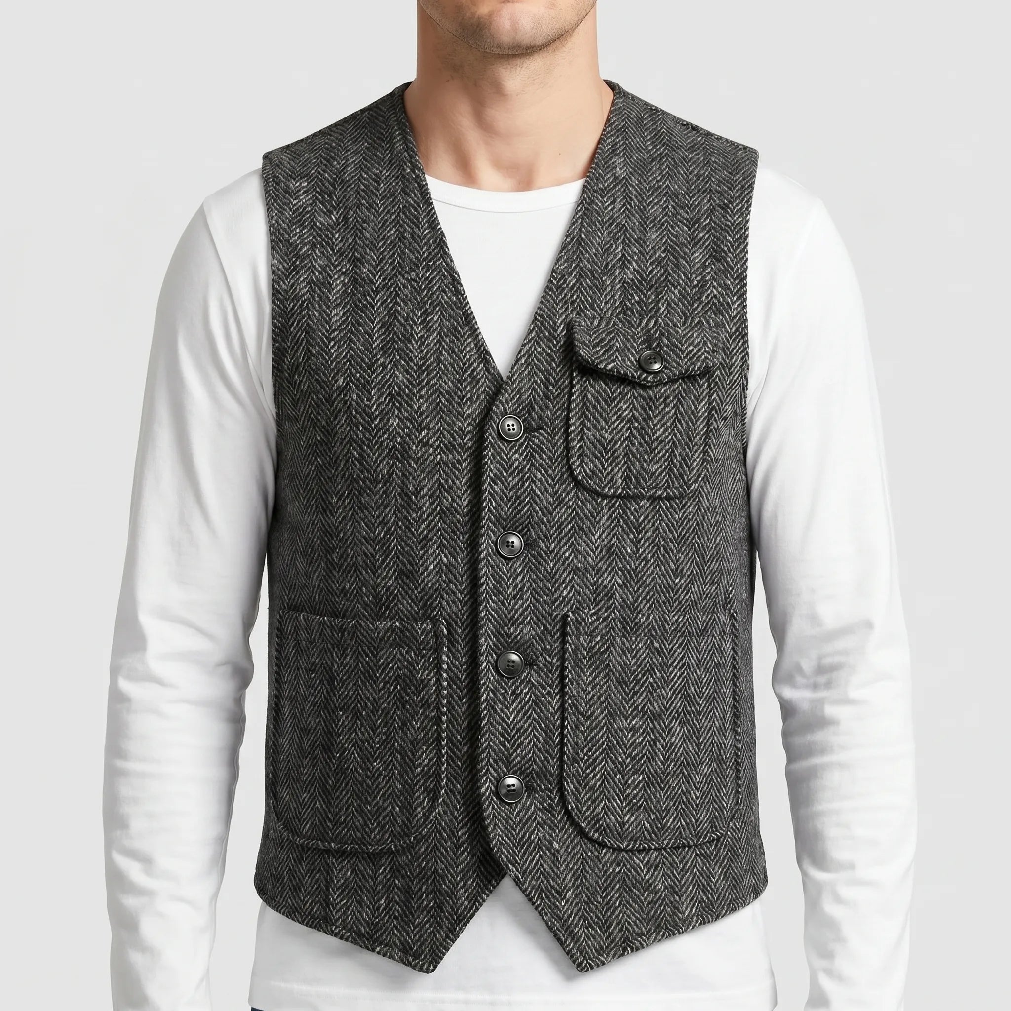 Vestimio - Gilet De Costume Sans Manches