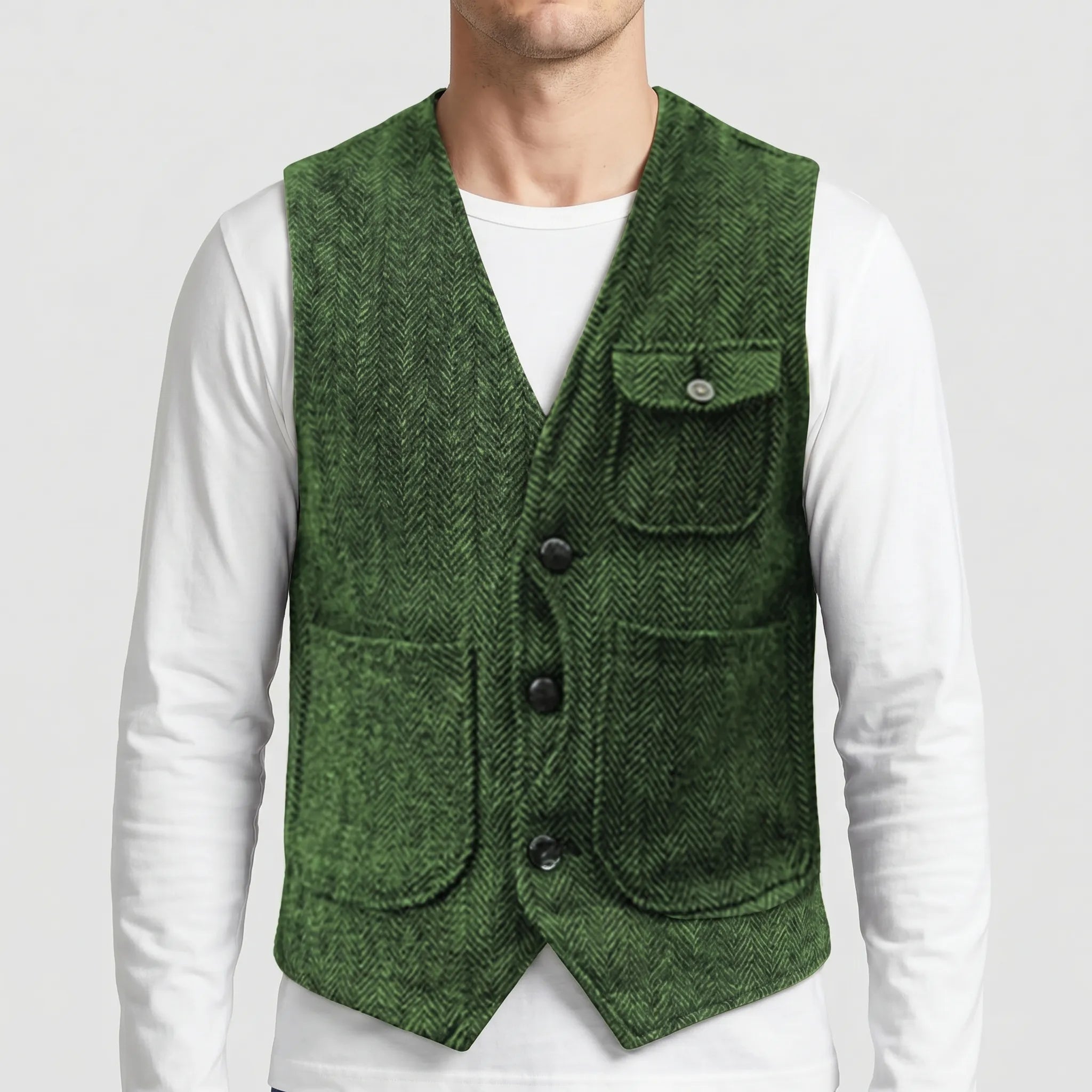 Vestimio - Gilet De Costume Sans Manches